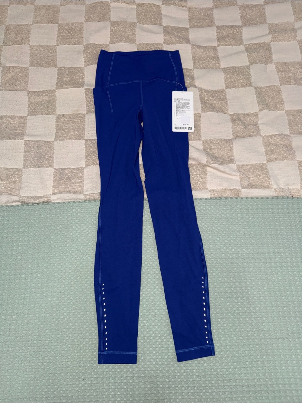 Lululemon Swift Speed HR Tight 28 Brushed Psychic Blue LW5CW4S Size 0